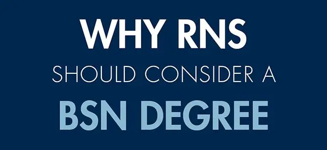 Why RNs should consider a BSN degree